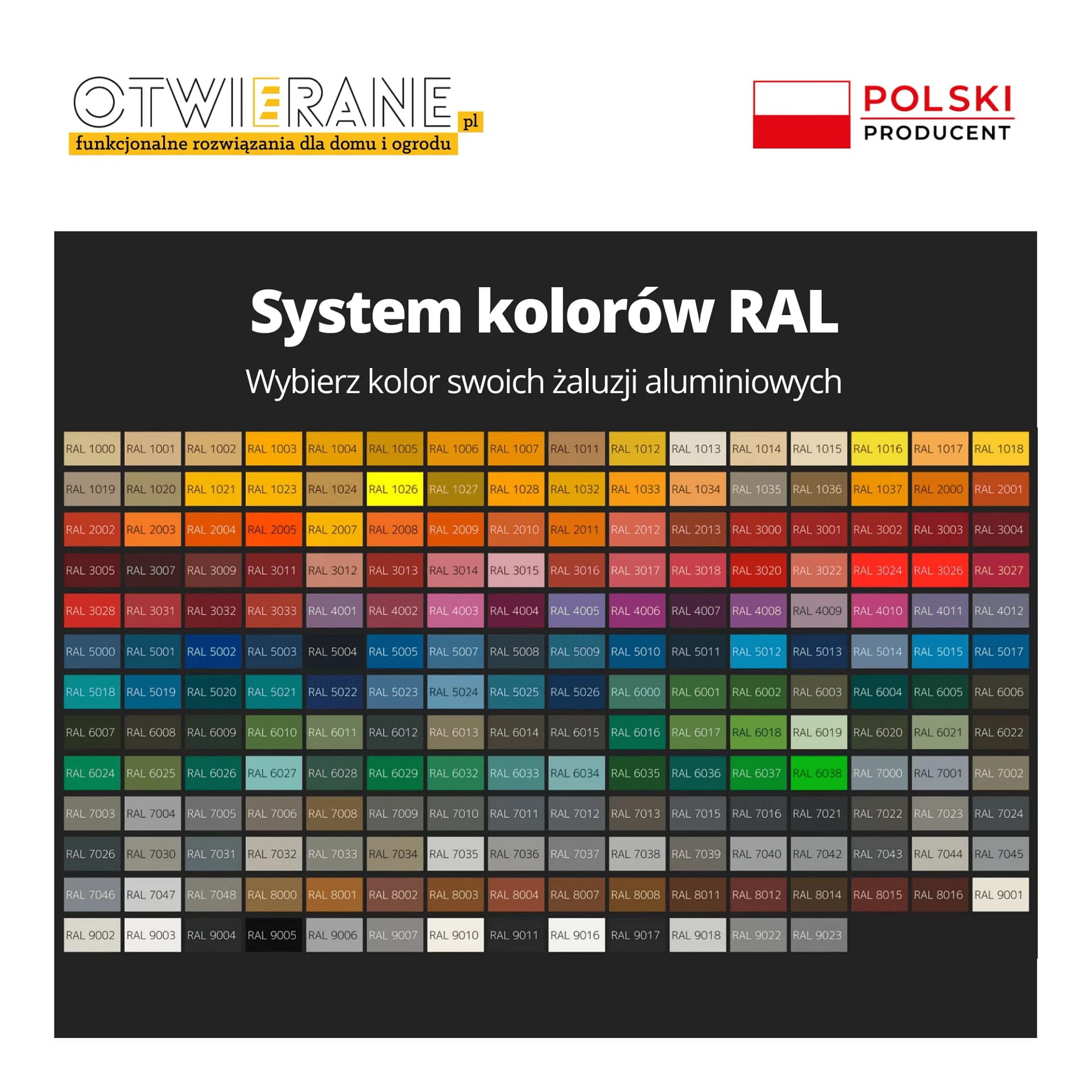 Ruchome lamele ALUMINIOWE MALOWANE PIONOWE - obrazek 3