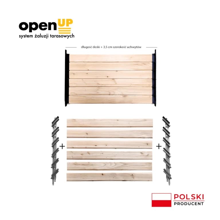 Żaluzje tarasowe MODRZEW - obrazek 3